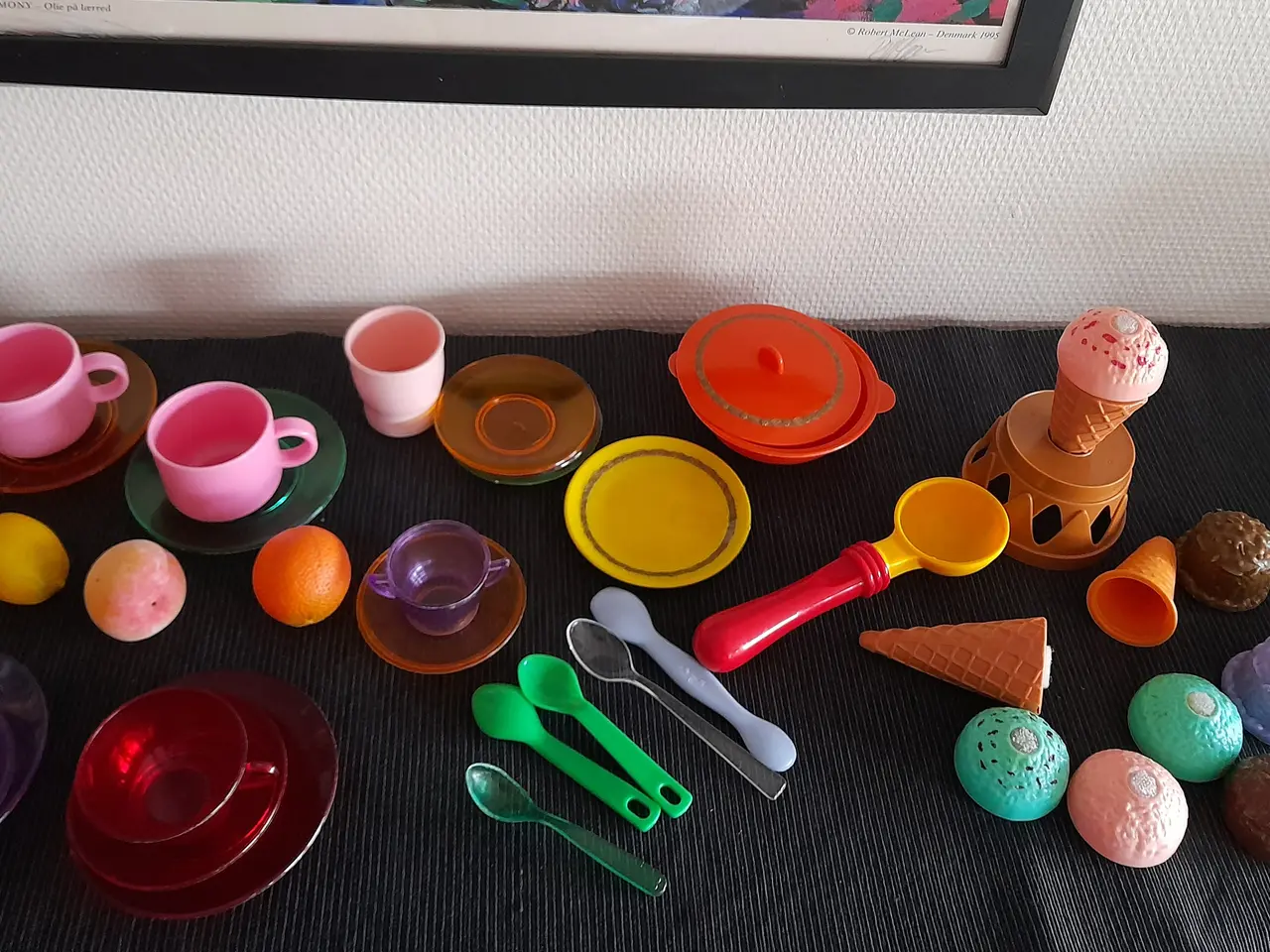 Billede 3 - Legemad: is, frugt + kopper, skeer m.m (40 dele)