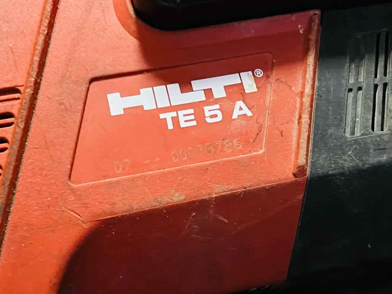 Billede 3 - Akku Borehammer sæt (m. lader & batteri) HILTI TE 5-A