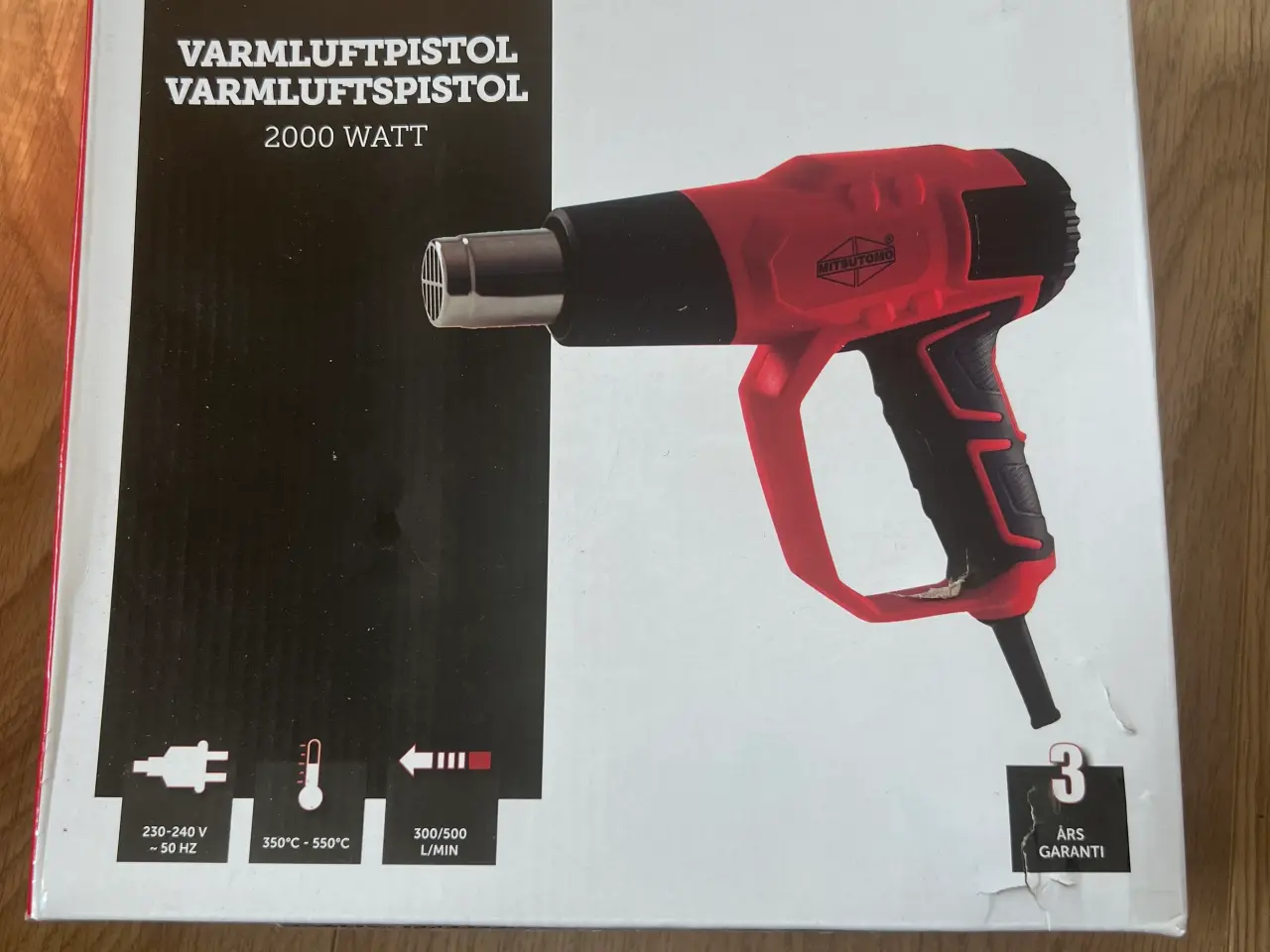 Billede 1 - Varmepistol.             