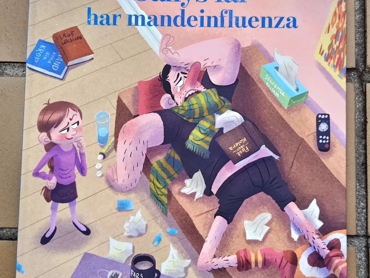 Billede 1 - Sallys far har mandeinfluenza BOG