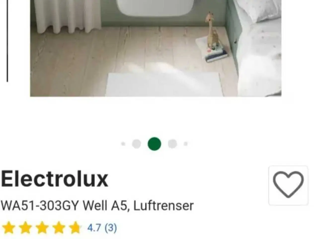 Billede 1 - Electrolux Luftrenser 