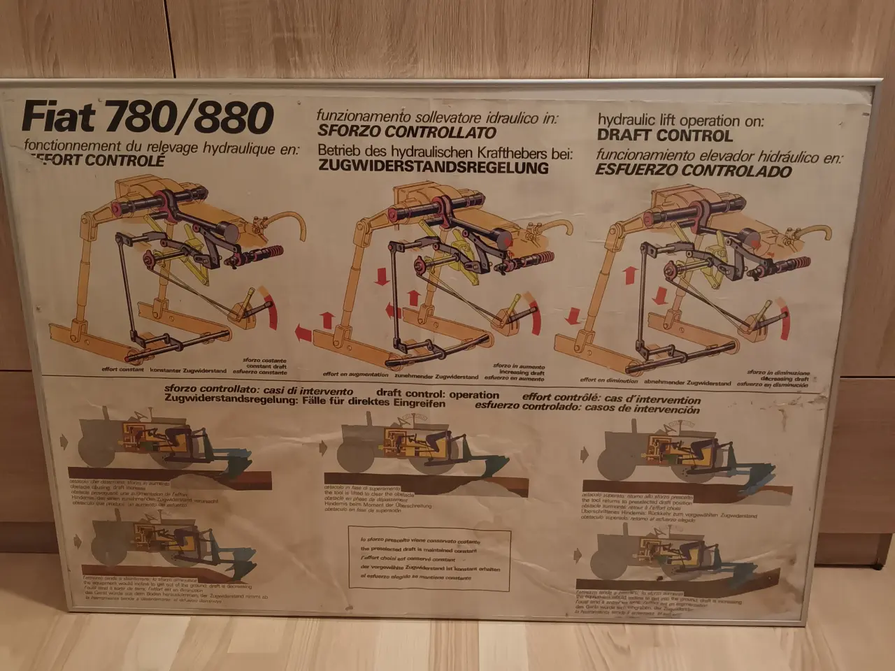 Billede 1 - Fiat traktor  Plakat. 