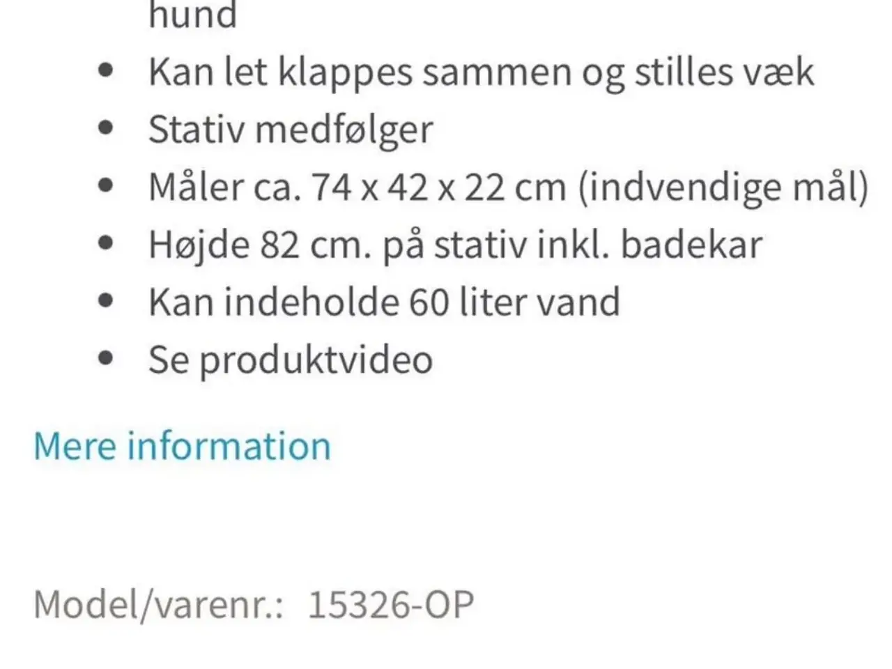 Billede 4 - Hundebadekar fra Ollipet