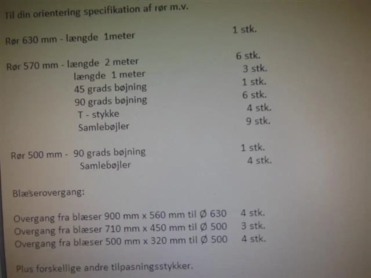 Billede 4 - - - - Galvaniserede bøjninger/rør