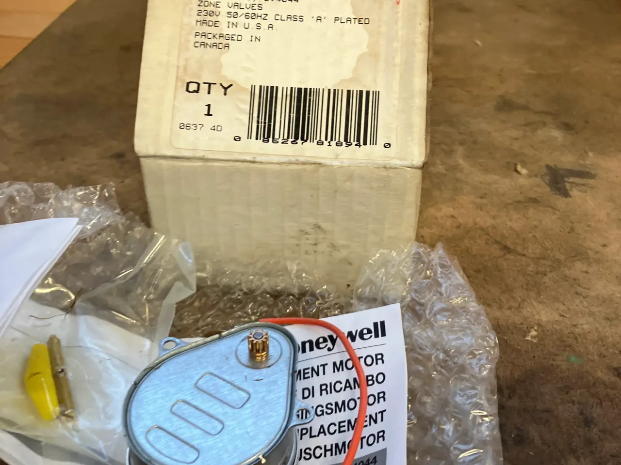 Billede 2 - Honeywell motor