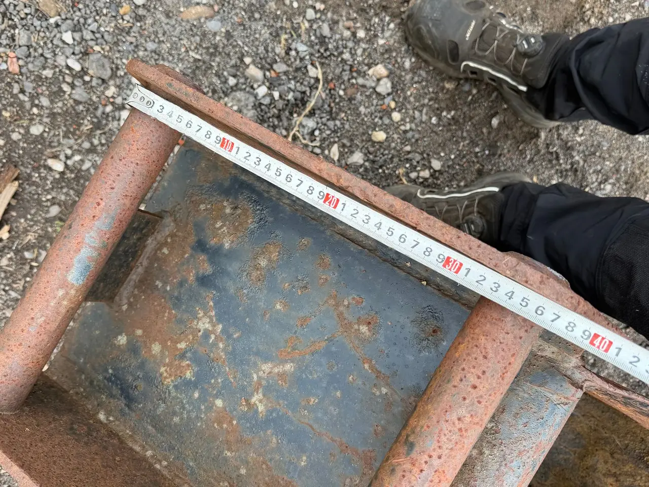 Billede 7 - - - - 25 cm bred Bagskovl - Hydrema beslag