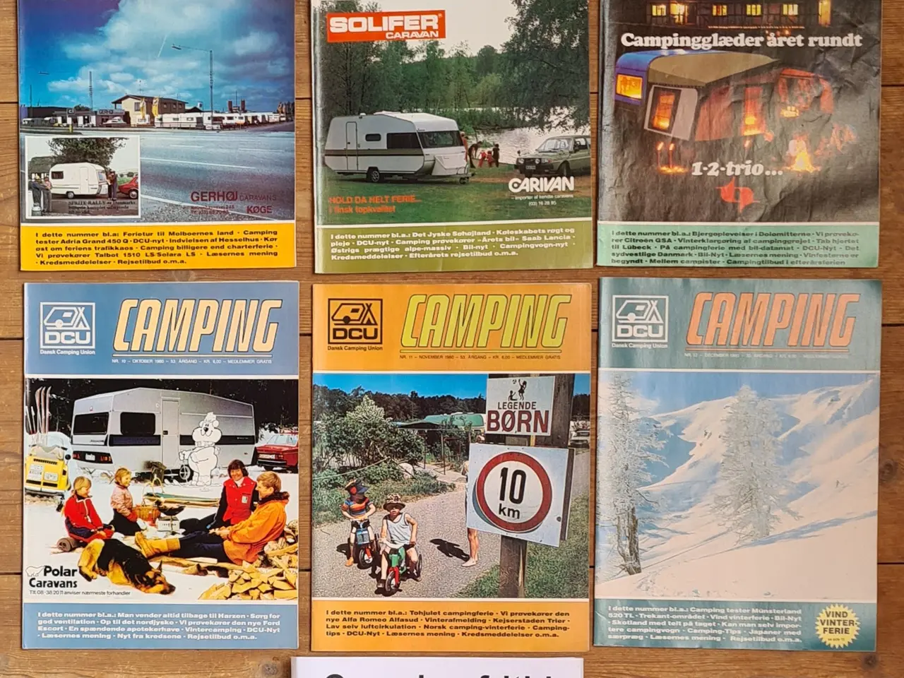Billede 2 - Camping Fritid campingblade årgang 1980 12 blade