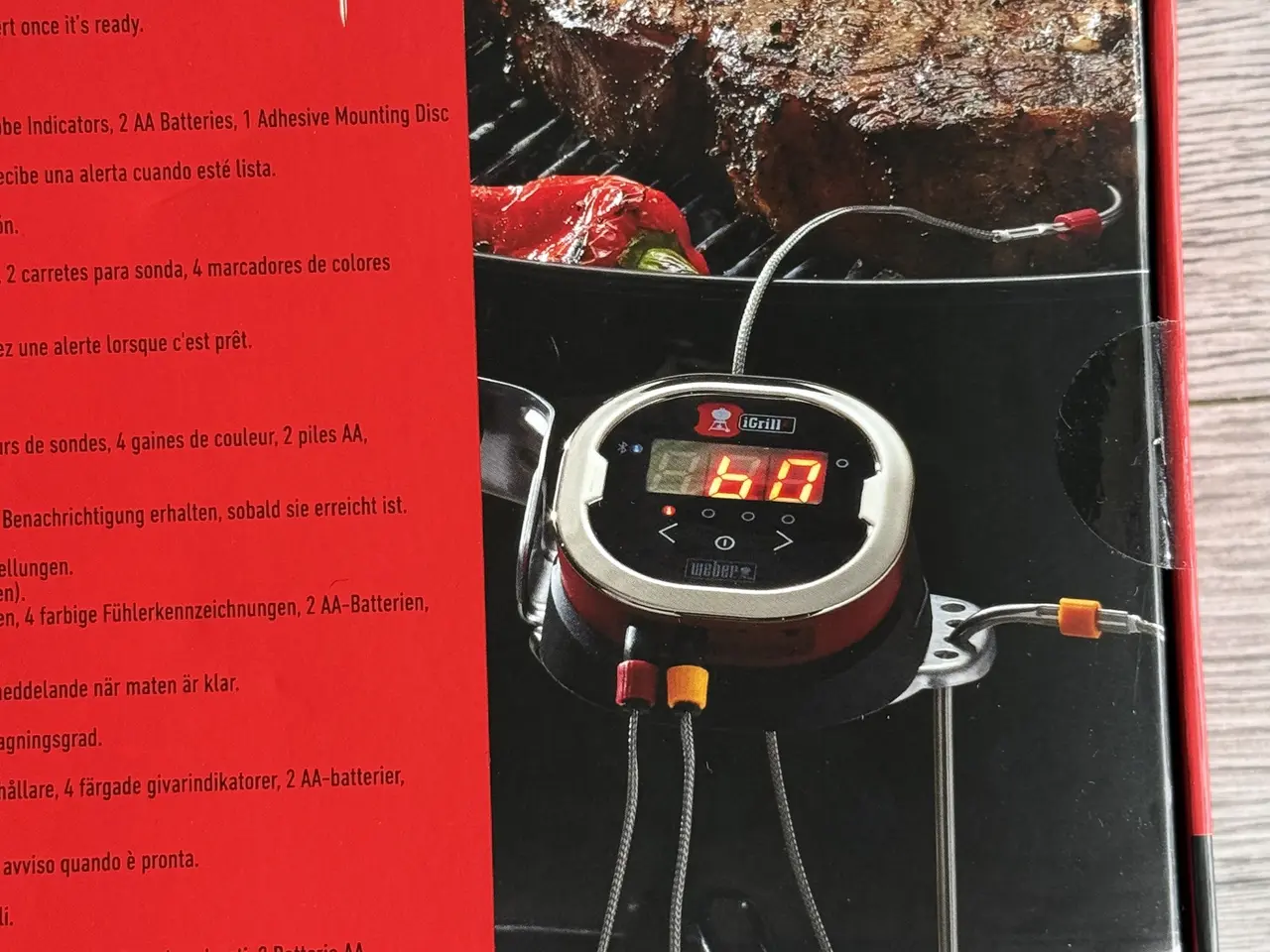 Billede 11 - Weber iGrill 2 termometer + pizzaskærer & hanske