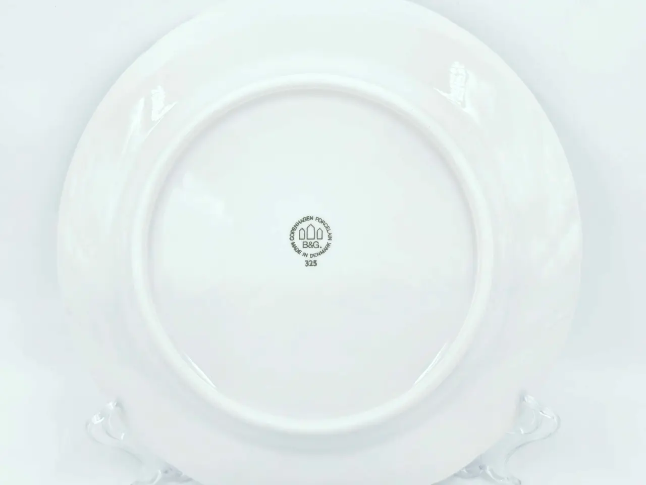 Billede 10 - Blå Tone - Musling Middagstallerken Porcelæn