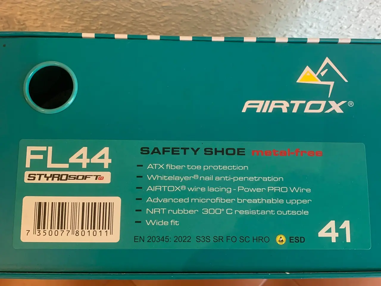 Billede 1 - Airtox sikkerheds sko Helt nye.
