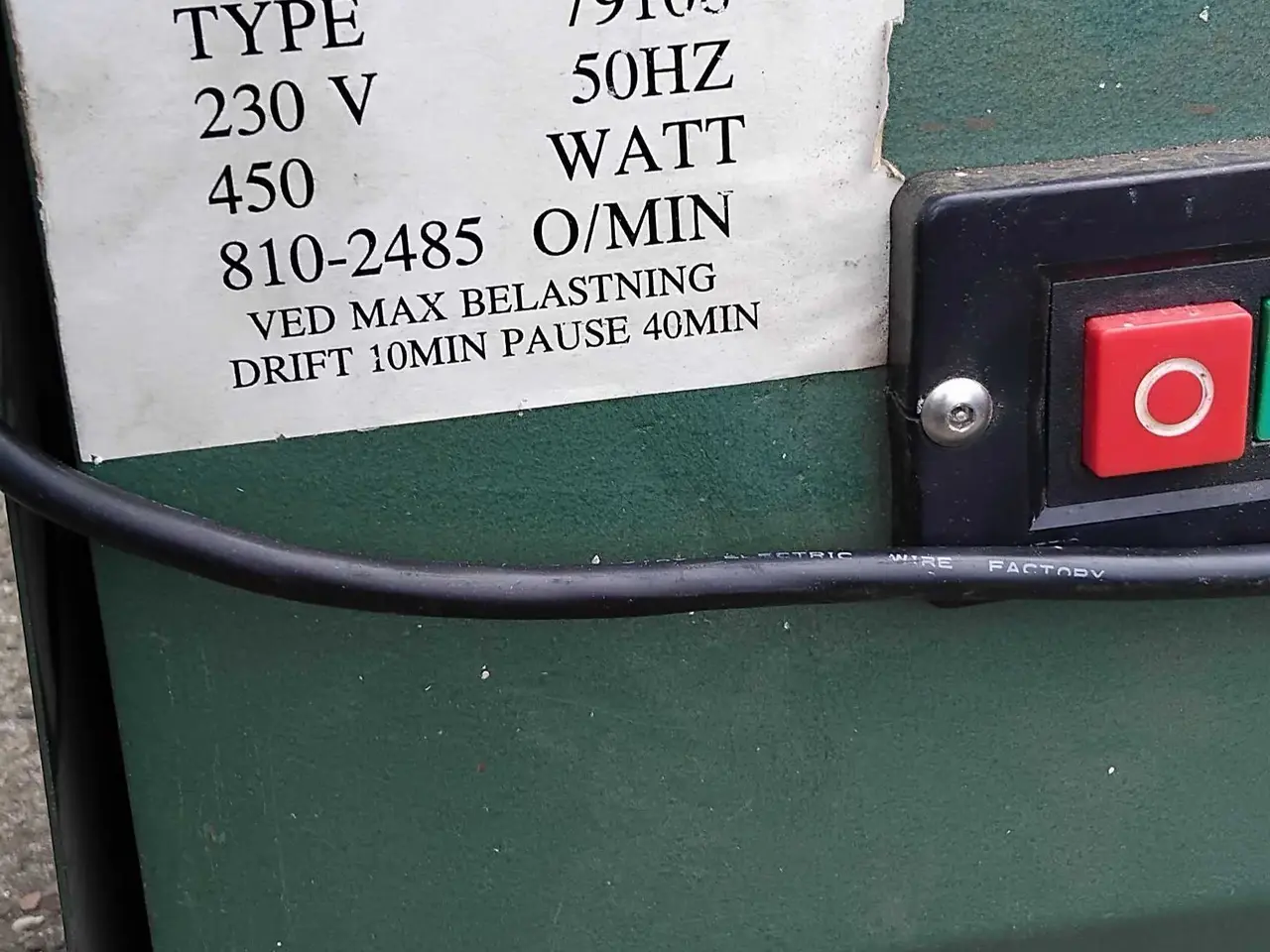 Billede 1 -  Cromag Trædrejebænk (450W) – God begyndermaskine