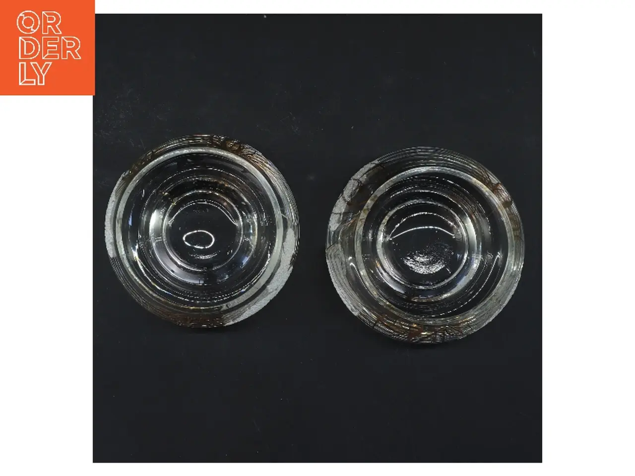 Billede 3 - Dekorative glaslysestager (str. 2 stk Ø 9 cm)