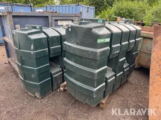 Olie tanke Kingspan Miljøcontainere A/S R-1225 Liter Titan Eko - 2 styks