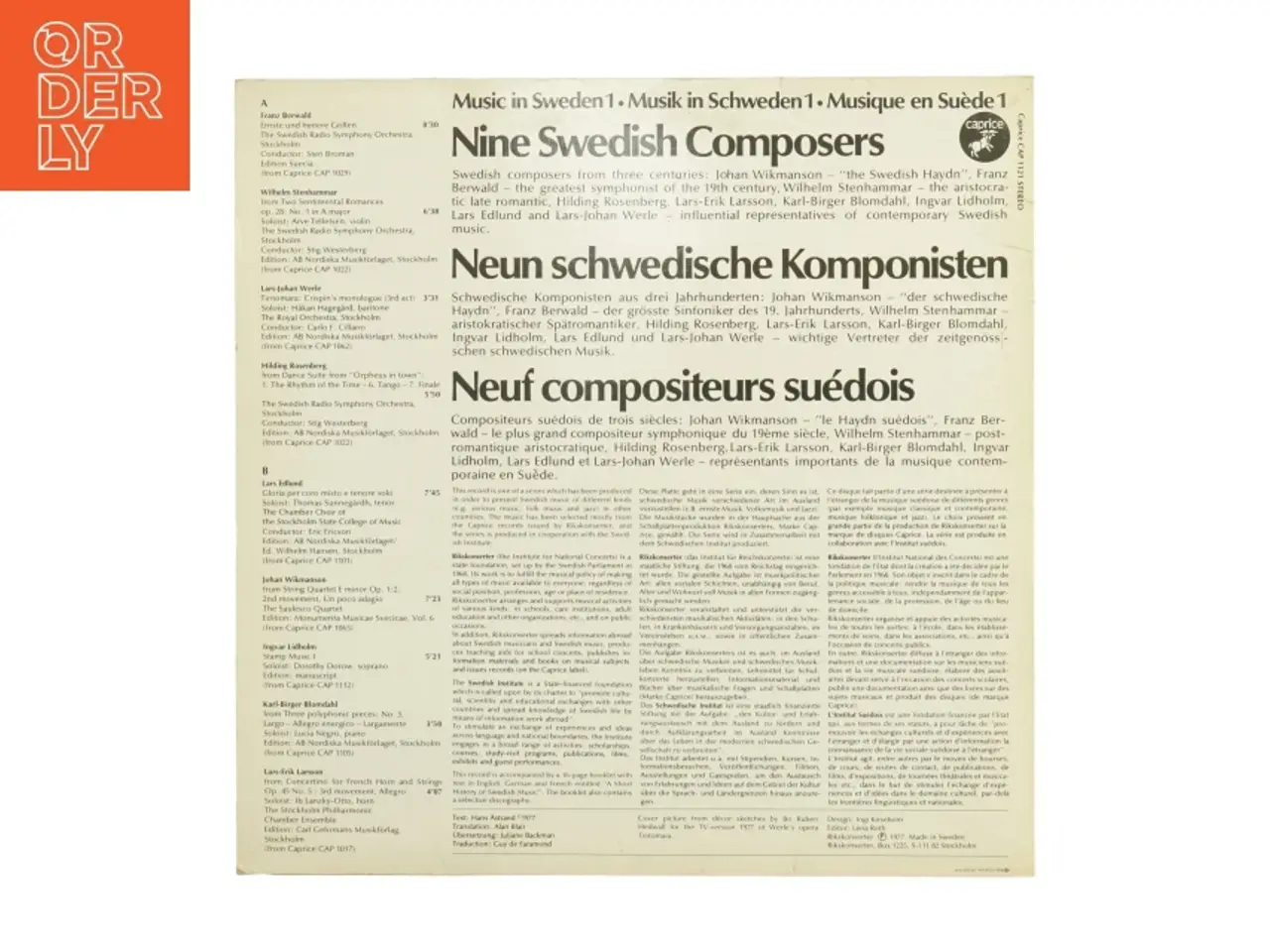 Billede 2 - Nordisk komponist LP
