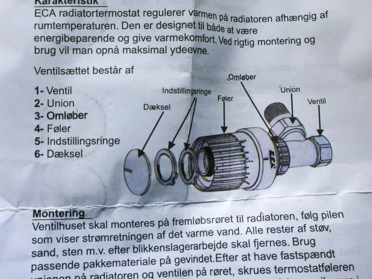 Billede 6 - NYE E.C.A. termostatventiler til radiator