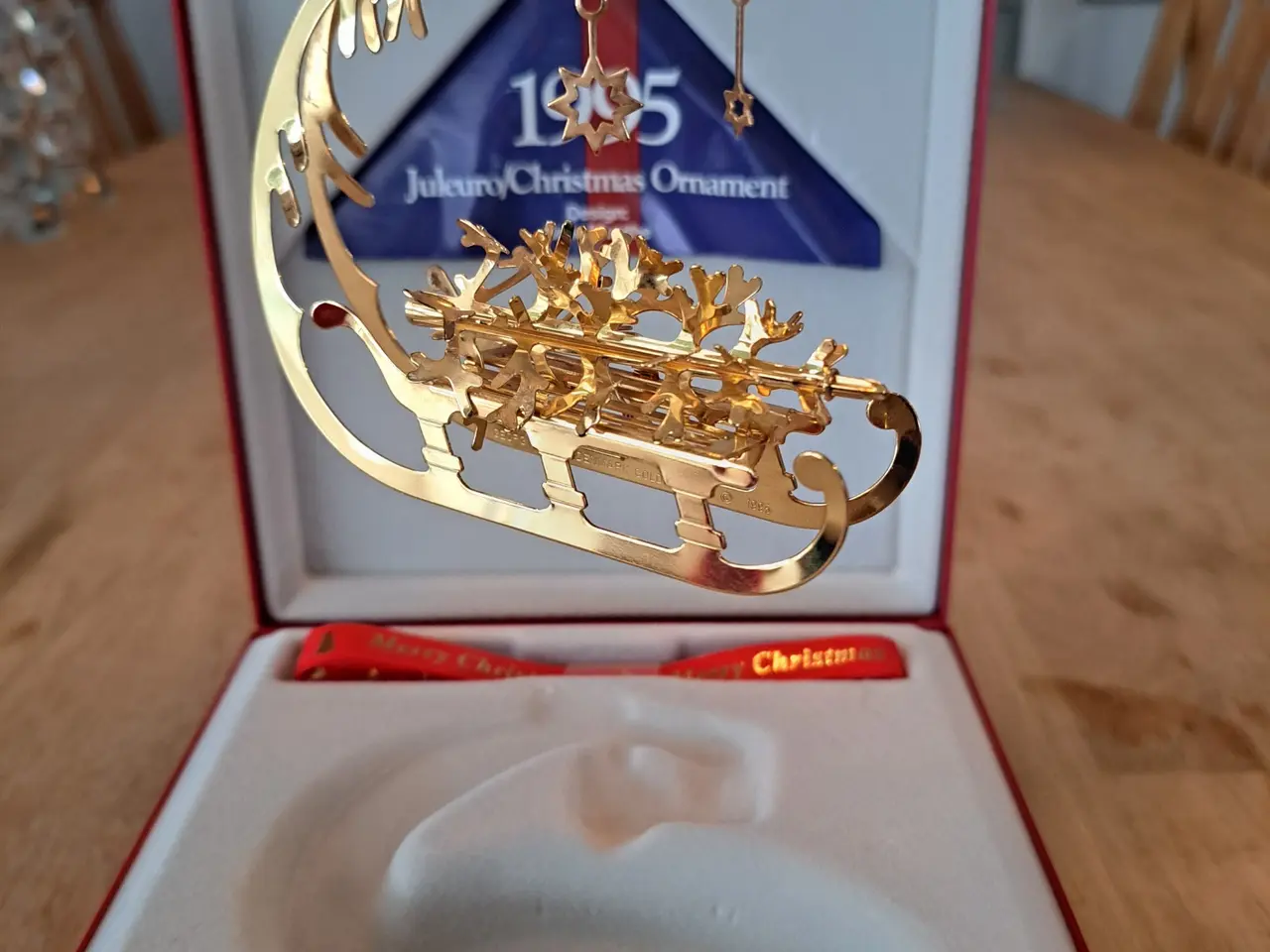 Billede 3 - Georg Jensen juleuro, Slæde 1995