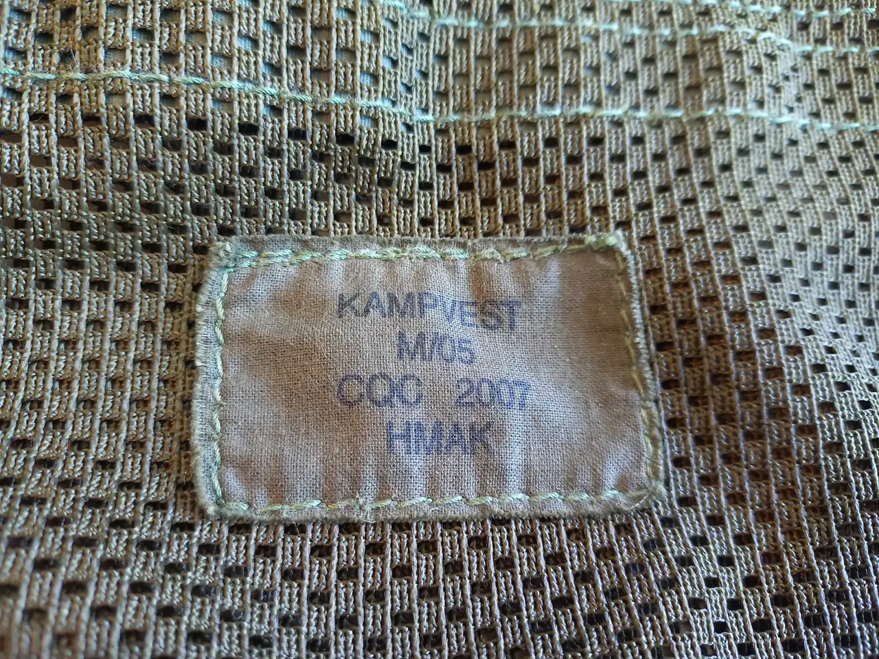 Billede 4 - Kampvest M/05 - M/84 – one size - brugt, pæn 