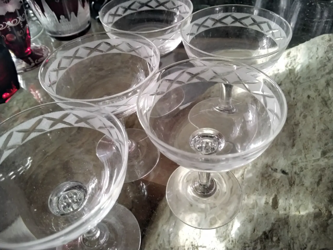 Billede 2 - Ejby portvine glas 5 stk
