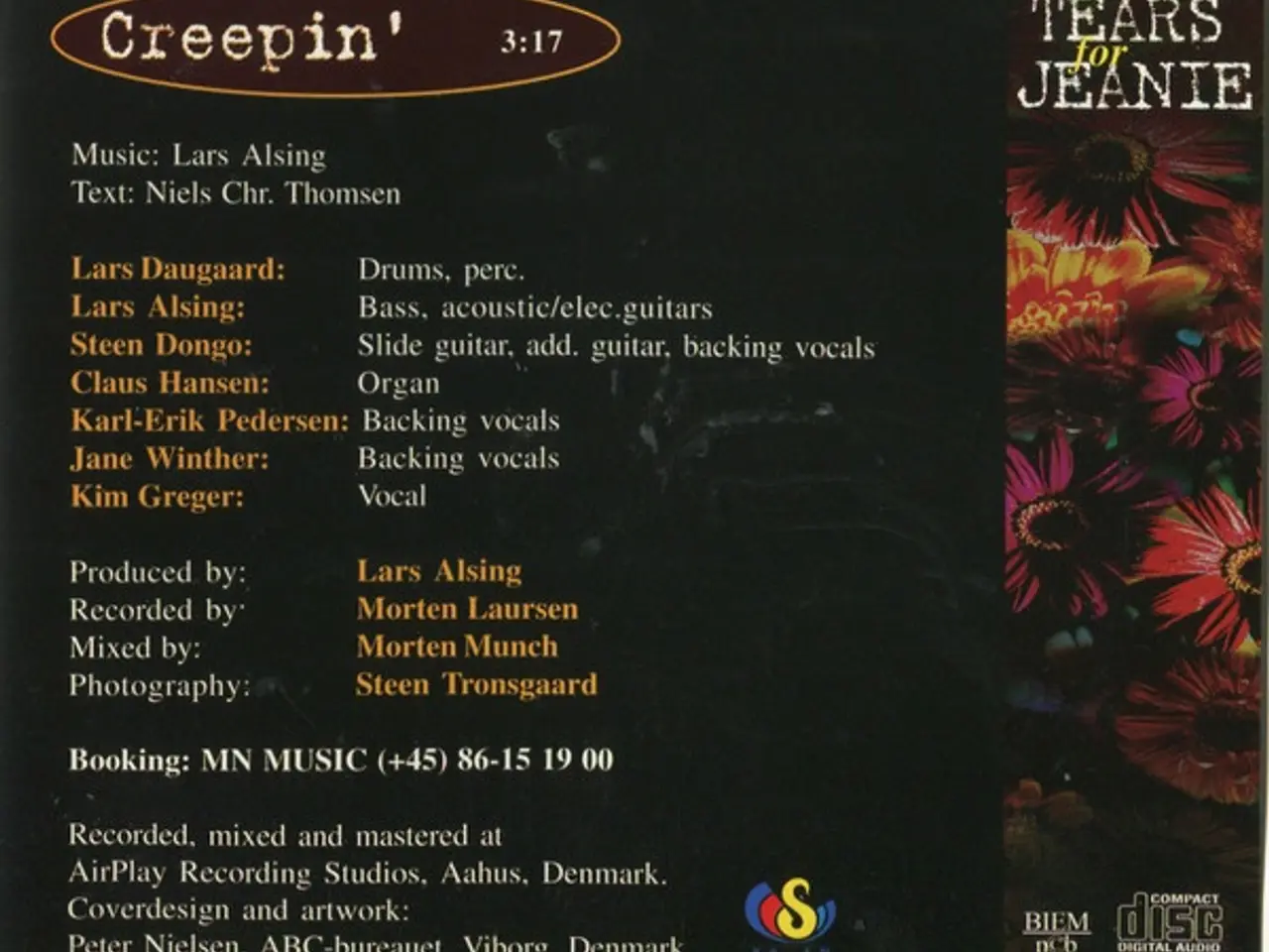 Billede 2 - Tears For Jeanie – Creepin' – CD