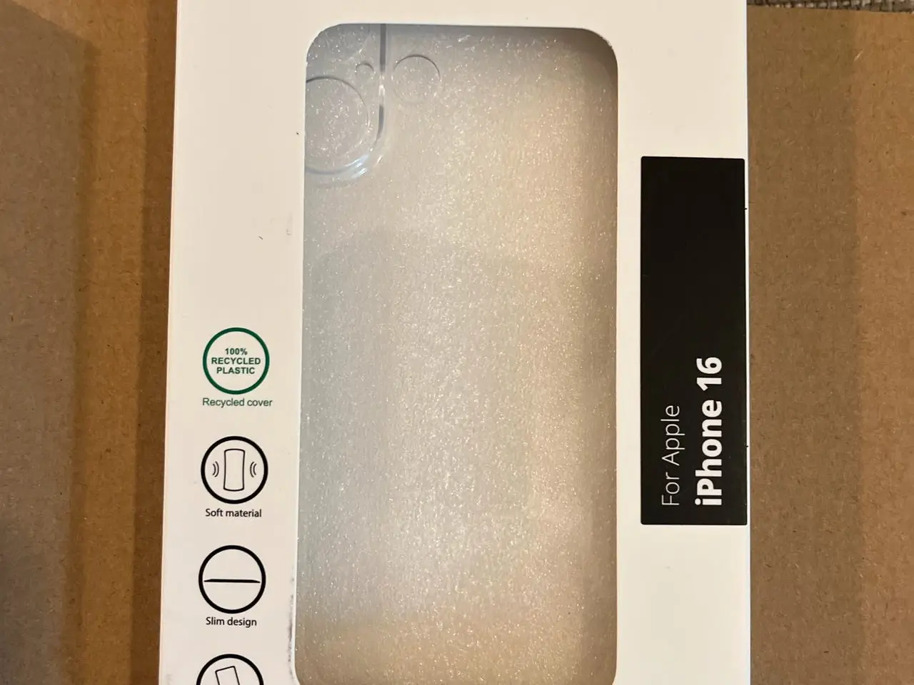 Billede 2 - Cover til iPhone 16, gennemsigtigt