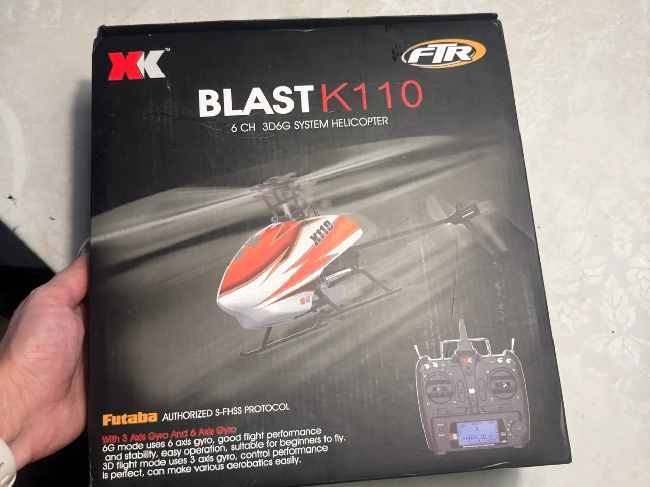 Billede 1 - XK Blast K110 RC helikopter 2.4GHz