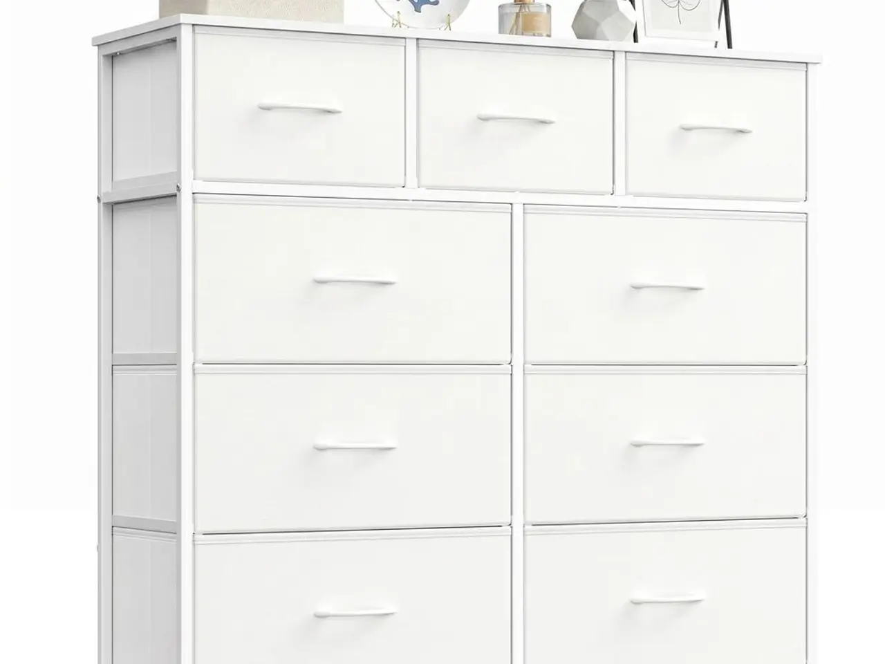 Billede 2 - Kommode med 9 skuffer - Cloud White/Snow White