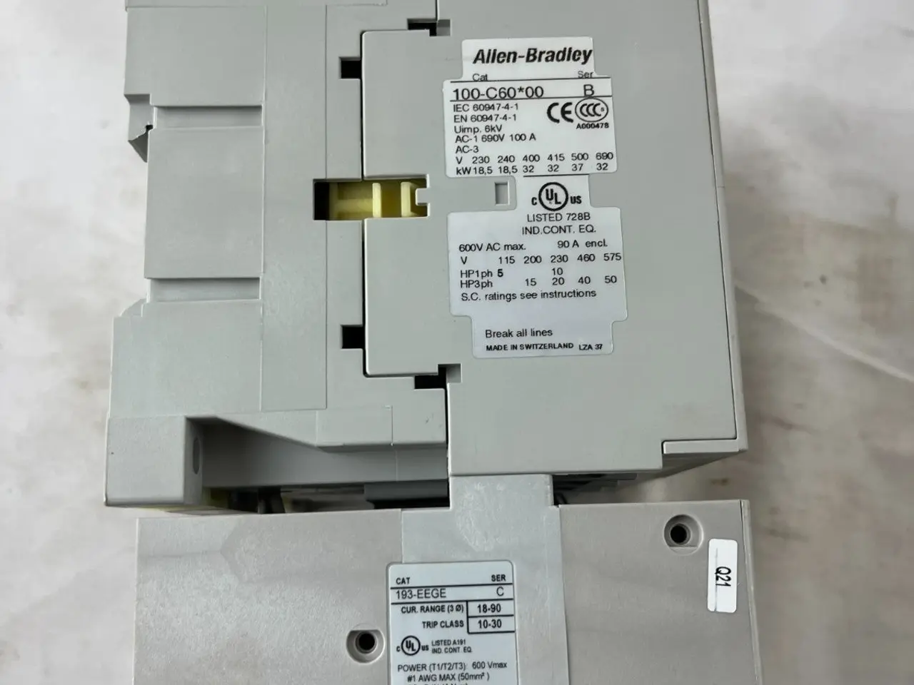Billede 11 - Allen-Bradley Motor Starter parti 100-C60 193-EEGE