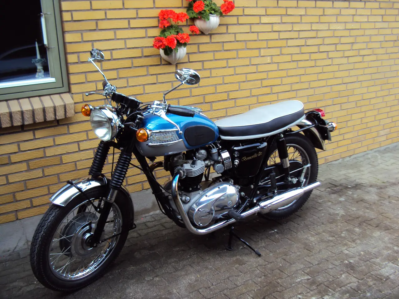 Billede 1 - Triumph Bonneville T120 R 650 Cmm. årgang 1965