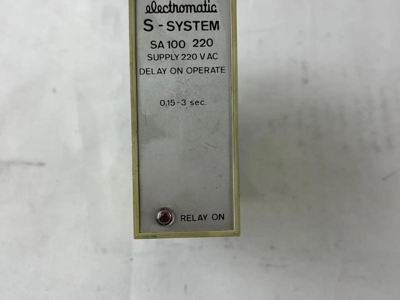 Billede 3 - Electromatic SA100 220 Time Delay relæ 220V AC Sec