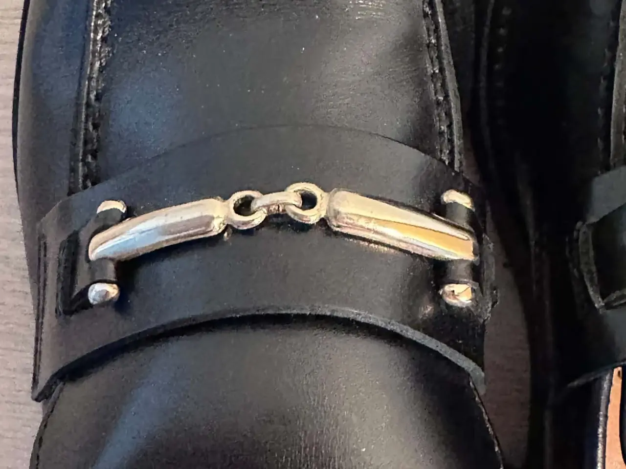 Billede 7 - Billi Bi sorte loafers i læder str 38.