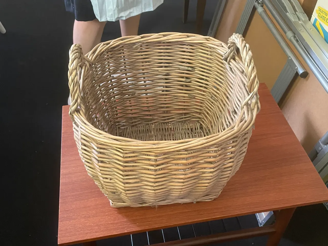 Billede 1 - Ratan kurv til opbevaring 