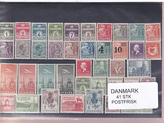 Danmark Samling - 41 Stk. - Postfrisk