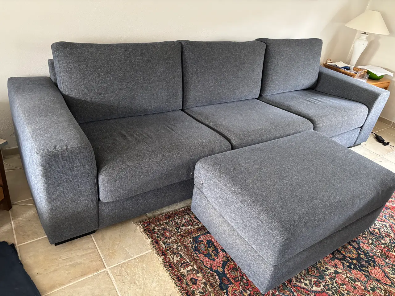 Billede 1 - Sofa med puf