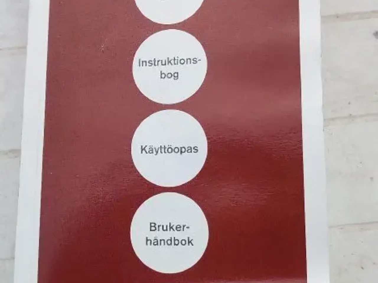 Billede 1 - Nintendo instruktionsbog