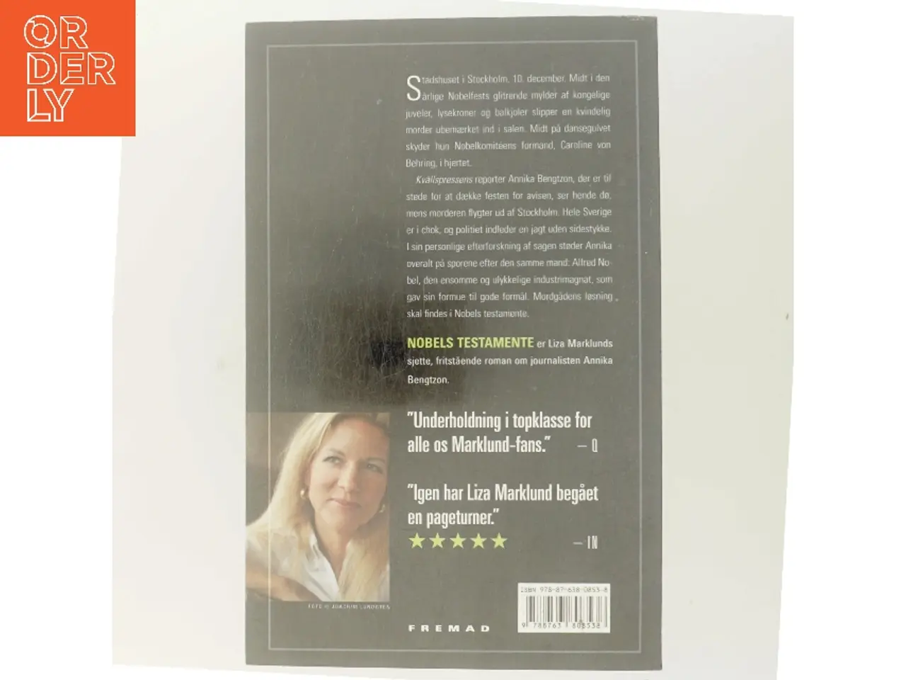 Billede 3 - Nobels testamente af Liza Marklund (Bog)