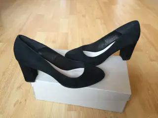 BIANCO Lædersko / Pumps str. 40
