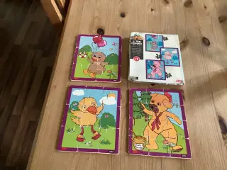 Træpuslespil, Bamse, Cars, Osv.
