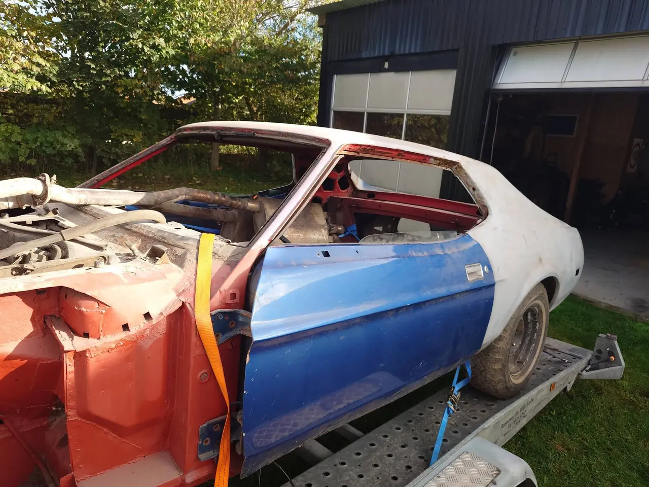 Billede 2 - 73 mustang ht projekt, dk attest