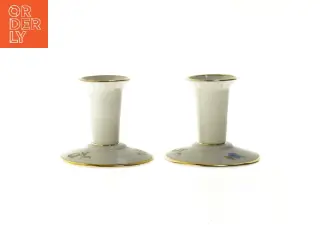 Porcelæns lysestager sæt fra KPM (str. 7,5 cm)