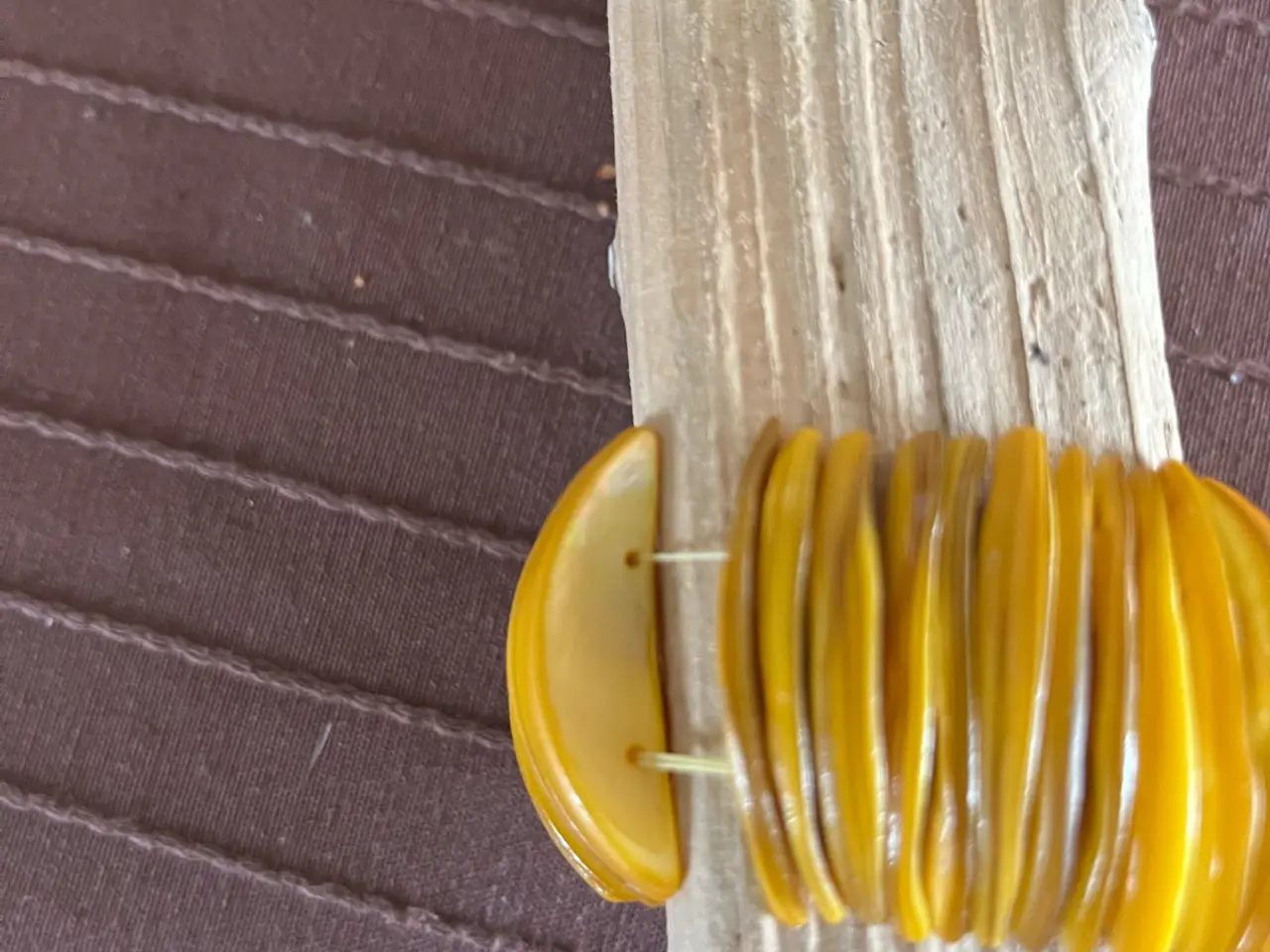 Billede 2 - Flot, chunky vintage-look armbånd i ægte perlemor 