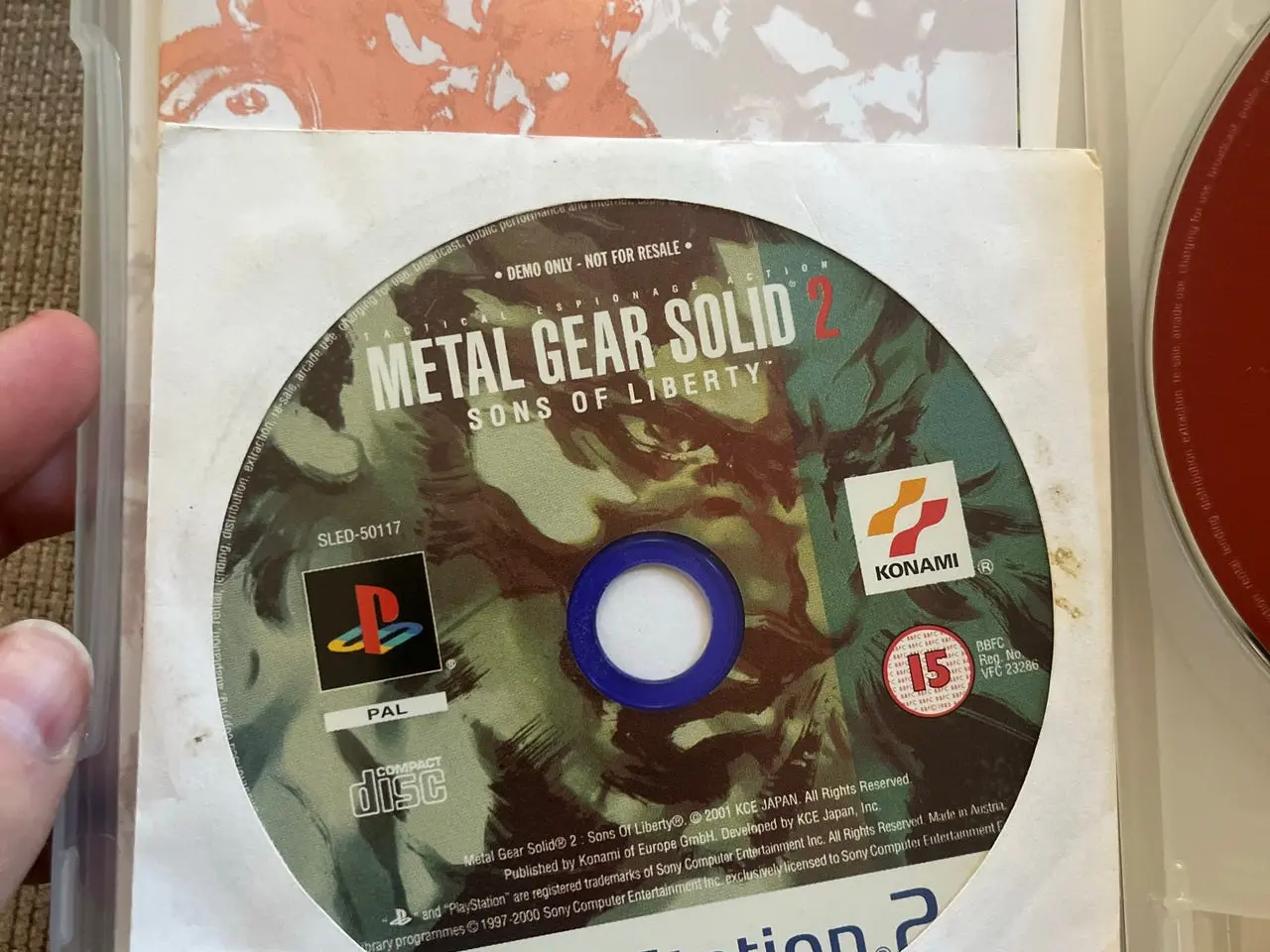 Billede 3 - Konami Metal Gear Solid 2 Sons of Liberty (3 disk) - PS2