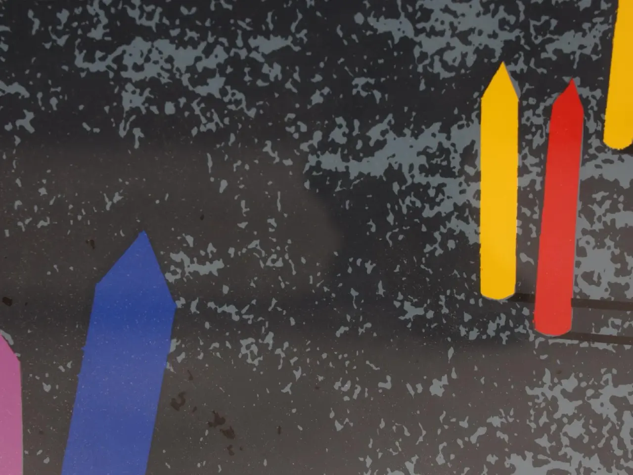 Billede 3 - Litografi - popart komposition Bent Karl Jacobsen