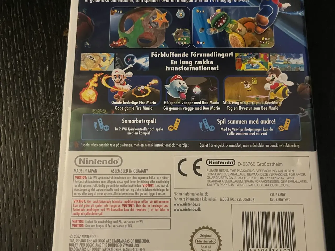Billede 3 - Nintendo Wii Super Mario Galaxy spil