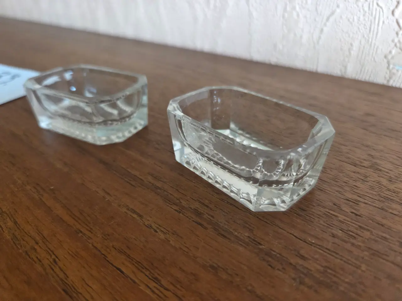 Billede 4 - Sæt med 2 glas saltkar