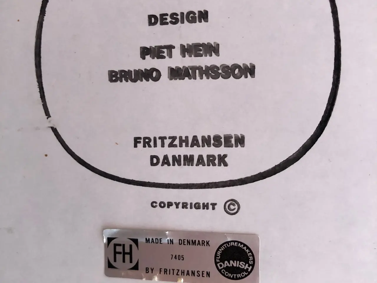 Billede 4 - Piet Hein spisebord.
