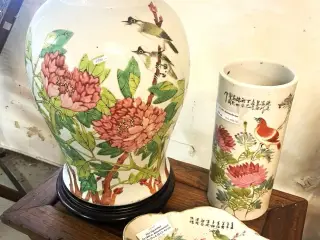 Kinesisk antik samling porcelæn 