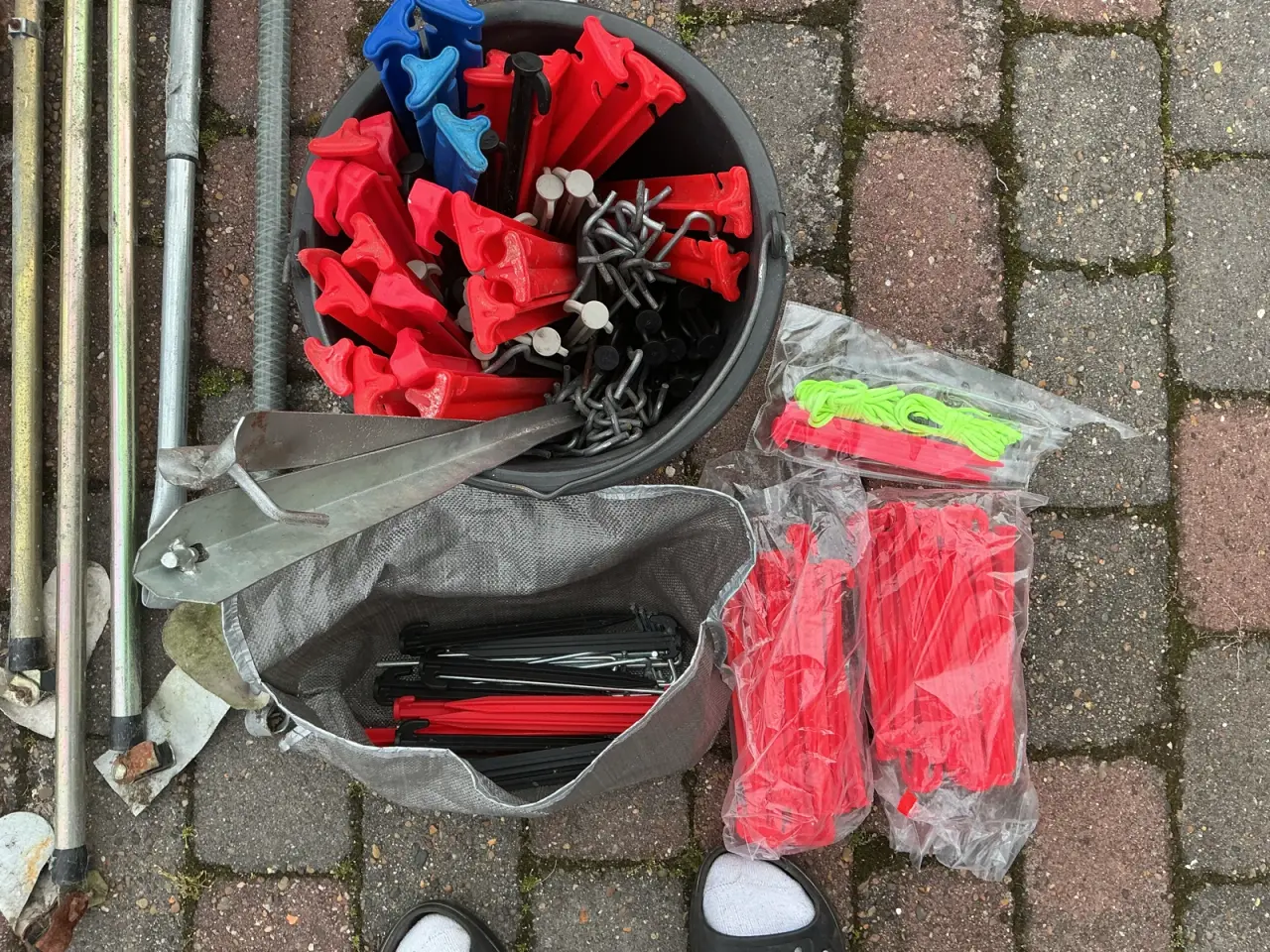 Billede 4 - Læsejl med stænger, evt til fastlægger