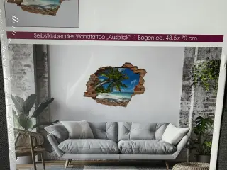 3D dekoration på væggen