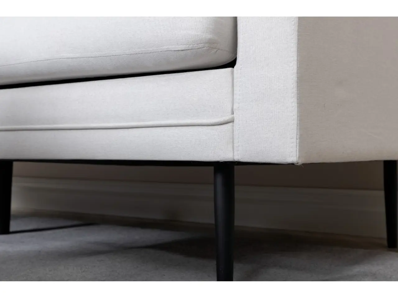 Billede 16 - Boom 3 personers Sofa - Sort og Lys beige