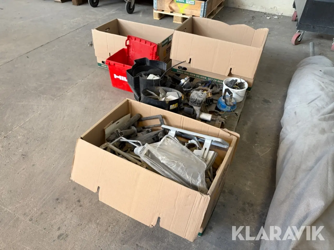 Billede 2 - Samlet parti reservedele bl.a. motor-/ventilatordele,